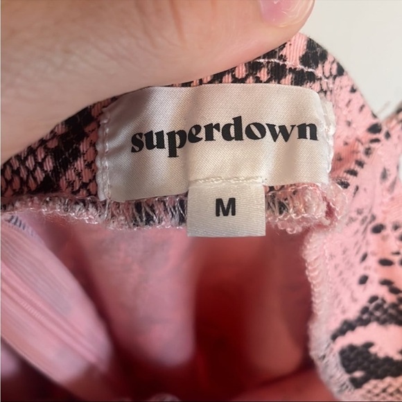 Revolve superdown kristie denim snake dress - Picture 7 of 9